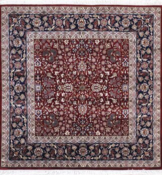 Hereke - Teppich aus Indien,  Schurwolle, Größe: 151x154cm Sonderpreis: € 1.096,-