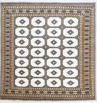 Bochara - Teppich aus Pakistan,  Schurwolle, Größe: 202x205cm Sonderpreis: € 977,-