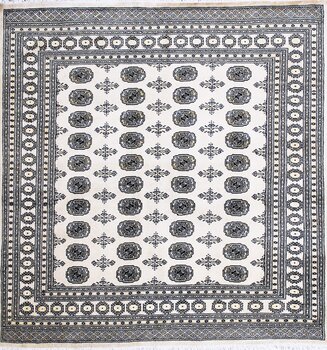 Bochara - Teppich aus Pakistan,  Schurwolle, Größe: 201x200cm Sonderpreis: € 949,-