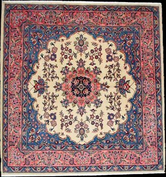 Sarough - Teppich aus Orient,  Schurwolle, Größe: 208x215cm Sonderpreis: € 891,-