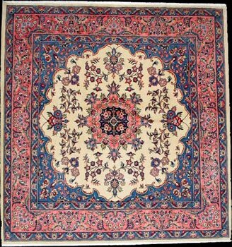 Sarough - Teppich aus Orient,  Schurwolle, Größe: 208x215cm Sonderpreis: € 891,-
