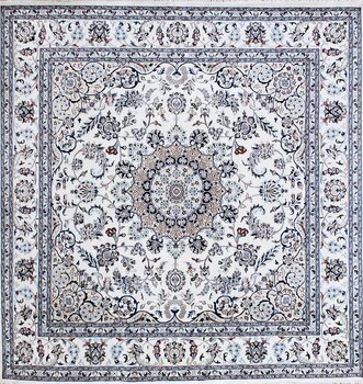 Nain - Teppich aus Indien,  Schafwolle/Seide, Größe: 268x272cm Sonderpreis: € 2.864,-