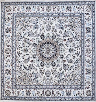 Nain - Teppich aus Indien,  Schafwolle/Seide, Größe: 268x277cm Sonderpreis: € 2.916,-