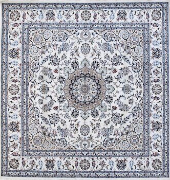 Nain - Teppich aus Indien,  Schafwolle/Seide, Größe: 268x277cm Sonderpreis: € 2.916,-