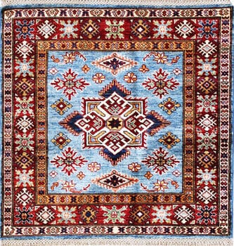Kazak Exklusiv - Teppich aus Afghanistan ,  Ghazniwolle, Größe: 103x106cm Sonderpreis: € 429,-