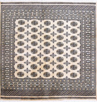 Bochara - Teppich aus Pakistan,  Schurwolle, Größe: 200x197cm Sonderpreis: € 930,-