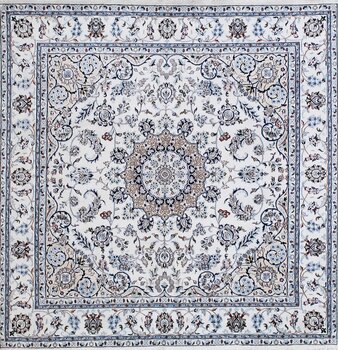 Nain - Teppich aus Indien,  Schafwolle/Seide, Größe: 217x217cm Sonderpreis: € 1.850,-