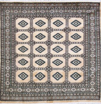 Bochara - Teppich aus Pakistan,  Schurwolle, Größe: 197x199cm Sonderpreis: € 822,-