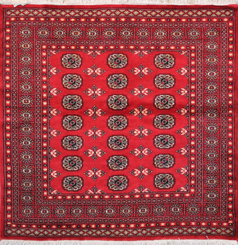 Bochara - Teppich aus Pakistan,  Schurwolle, Größe: 157x155cm Sonderpreis: € 510,-