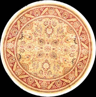 Lahore - Teppich aus Pakistan,  Schurwolle, Größe: 155x155cm Sonderpreis: € 944,-