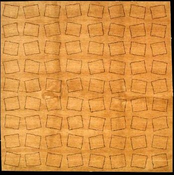 Gabbeh-Loom - Teppich aus Indien,  Schurwolle, Größe: 201x201cm Sonderpreis: € 256,-