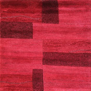 Tibet-Color - Teppich aus Indien,  Schafwolle/Viskose, Größe: 103x103cm Sonderpreis: € 222,-