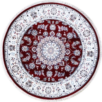 Nain - Teppich aus Indien,  Schafwolle/Seide, Größe: 153x153cm Sonderpreis: € 920,-