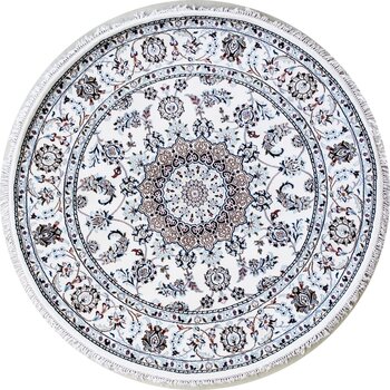Nain - Teppich aus Indien,  Schafwolle/Seide, Größe: 157x157cm Sonderpreis: € 968,-