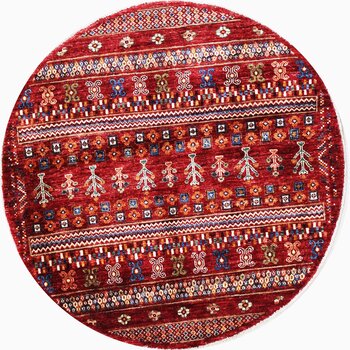 Gabbeh-Loribaff - Teppich aus Afghanistan ,  Ghazniwolle, Größe: 123x123cm Sonderpreis: € 753,-