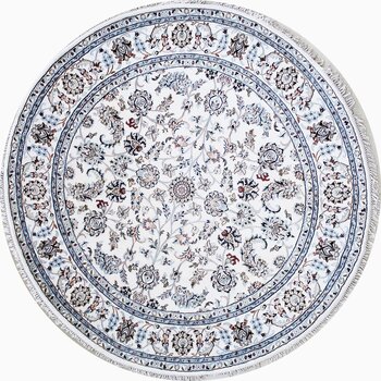 Nain - Teppich aus Indien,  Schafwolle/Seide, Größe: 186x186cm Sonderpreis: € 1.631,-