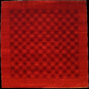 Gabbeh-Loribaff - Teppich aus Indien,  Neuseelandwolle, Größe: 200x201cm Sonderpreis: € 1.233,-