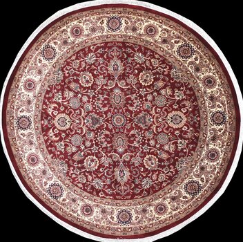 Lahore - Teppich aus Pakistan,  Schurwolle, Größe: 275x275cm Sonderpreis: € 2.971,-