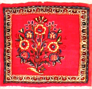 Sarough - Teppich aus Orient,  Schurwolle, Größe: 54x58cm Sonderpreis: € 48,-