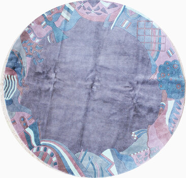 Tibet-Color - Teppich aus Nepal,  Schurwolle, Größe: 293x293cm Sonderpreis: € 1.800,-