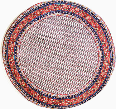 Mir - Teppich aus Indien,  Schurwolle, Größe: 200x200cm Sonderpreis: € 316,-