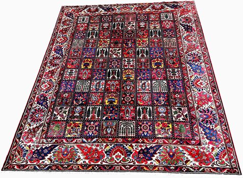 Bachtiar - Teppich aus Orient,  Schurwolle, Größe: 414x484cm Sonderpreis: € 5.251,-