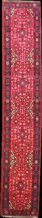Rudbar - Teppich aus Orient,  Schurwolle, Größe: 69x377cm Sonderpreis: € 389,-