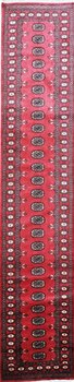 Bochara - Teppich aus Pakistan,  Schurwolle, Größe: 78x393cm Sonderpreis: € 723,-