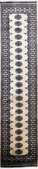 Bochara - Teppich aus Pakistan,  Schurwolle, Größe: 82x359cm Sonderpreis: € 695,-
