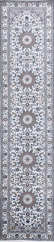 Nain - Teppich aus Indien,  Schafwolle/Seide, Größe: 80x360cm Sonderpreis: € 1.131,-