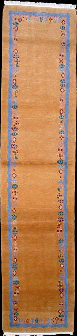 Tibet-Color - Teppich aus Nepal,  Schurwolle, Größe: 79x345cm Sonderpreis: € 236,-