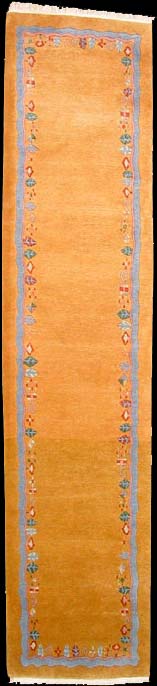 Tibet-Color - Teppich aus Nepal,  Schurwolle, Größe: 77x346cm Sonderpreis: € 231,-