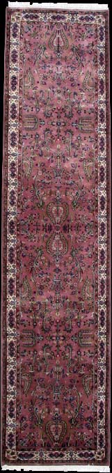 Sarough - Teppich aus Indien,  Neuseelandwolle, Größe: 81x350cm Sonderpreis: € 624,-
