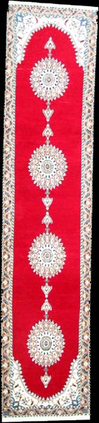 Nain - Teppich aus Orient,  Schurwolle, Größe: 69x296cm Sonderpreis: € 369,-