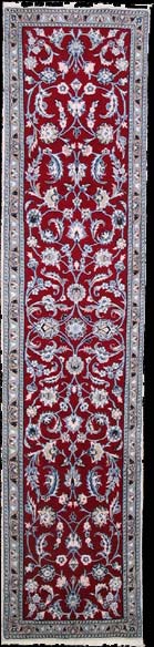 Nain - Teppich aus Orient,  Schurwolle, Größe: 69x299cm Sonderpreis: € 411,-
