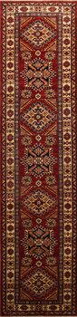 Kazak Exklusiv - Teppich aus Afghanistan ,  Ghazniwolle, Größe: 75x321cm Sonderpreis: € 946,-