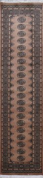 Bochara - Teppich aus Pakistan,  Schurwolle, Größe: 78x314cm Sonderpreis: € 514,-