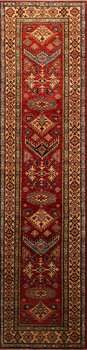 Kazak Exklusiv - Teppich aus Afghanistan ,  Ghazniwolle, Größe: 76x318cm Sonderpreis: € 949,-