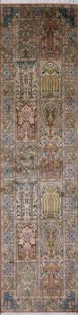 Kashmir-Seide - Teppich aus Kashmir,  Natur-Seide, Größe: 76x306cm Sonderpreis: € 1.705,-
