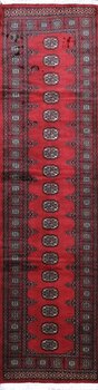 Bochara - Teppich aus Pakistan,  Schurwolle, Größe: 79x299cm Sonderpreis: € 495,-