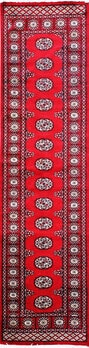 Bochara - Teppich aus Pakistan,  Schurwolle, Größe: 79x303cm Sonderpreis: € 565,-