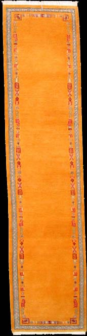 Tibet-Color - Teppich aus Nepal,  Schurwolle, Größe: 77x326cm Sonderpreis: € 218,-
