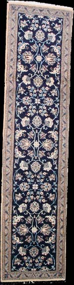 Nain - Teppich aus Orient,  Schurwolle, Größe: 74x303cm Sonderpreis: € 447,-