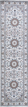 Nain - Teppich aus Indien,  Schafwolle/Seide, Größe: 81x308cm Sonderpreis: € 980,-