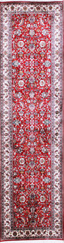 Kashmir-Seide - Teppich aus Kashmir,  Natur-Seide, Größe: 81x308cm Sonderpreis: € 1.829,-