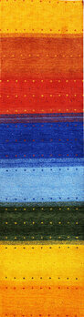 Gabbeh-Jumbo - Teppich aus Indien,  Schurwolle, Größe: 84x306cm Sonderpreis: € 270,-