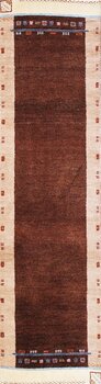 Gabbeh-Jumbo - Teppich aus Indien,  Schurwolle, Größe: 82x304cm Sonderpreis: € 262,-