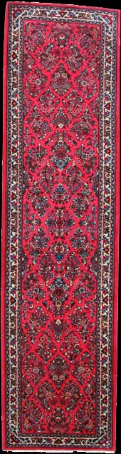 Sarough - Teppich aus Orient,  Schurwolle, Größe: 83x317cm Sonderpreis: € 593,-