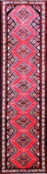 Hamadan - Teppich aus Orient,  Schurwolle, Größe: 82x310cm Sonderpreis: € 600,-