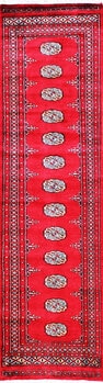 Bochara - Teppich aus Pakistan,  Schurwolle, Größe: 79x298cm Sonderpreis: € 555,-